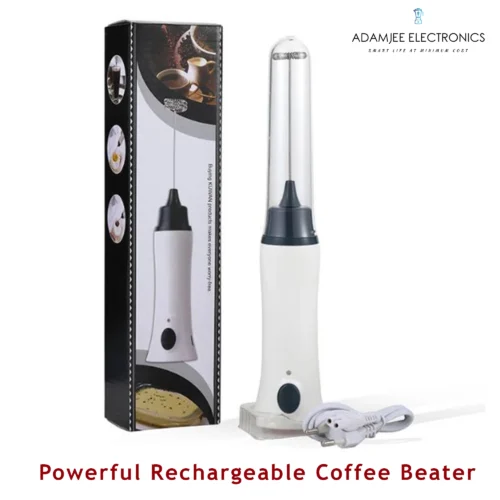 Electric Rechargeable Coffee Beater - Milk Frother and Foamer